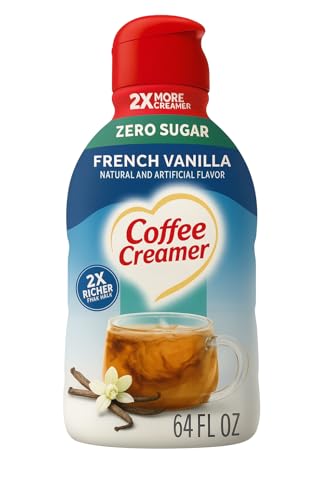 Coffee Creamer French Vanilla Zero Sugar 64oz Non-Dairy