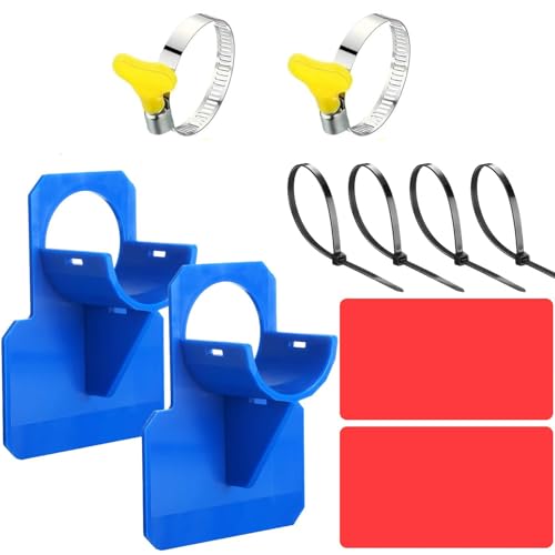 SIGANDG 2 Pezzi Supporto Per Tubi Per Piscina Anti-Kink Per Piscina Fuori Terra, Accessori per Tubi per Piscina, Adatto per Tubi per Piscina Inferiori a 26-38MM (Blu)