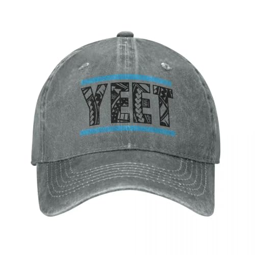 Casquettes de baseball Yeet au style rétro et coton lavé effet vieilli unique
