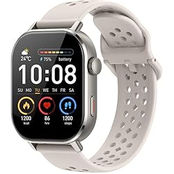 GPS Reloj Inteligente Hombre Mujer, Smartwatch 2.0...: GPS preciso integrado y brújula: Este reloj inteligente hombre integrado GPS, compatible con GLONASS, BeiDou, Galileo, NAVIC, QZSS y ubicación simultánea de múltiples sistemas. Además, los sensores de brújula, altímetro y barómetro muestran tus cambi...
