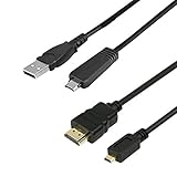 cable usb gopro hero 4 1.5 metro Cable USB y cable HDMI para GoPro Hero 4