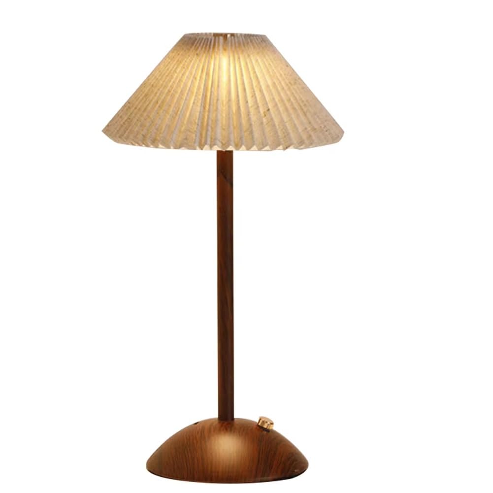 CTRLZS Bedside Sleeping Light 3 Color Dimmable Nightstand Light Rechargeable Decorative Table Light with Base Bedroom Living B