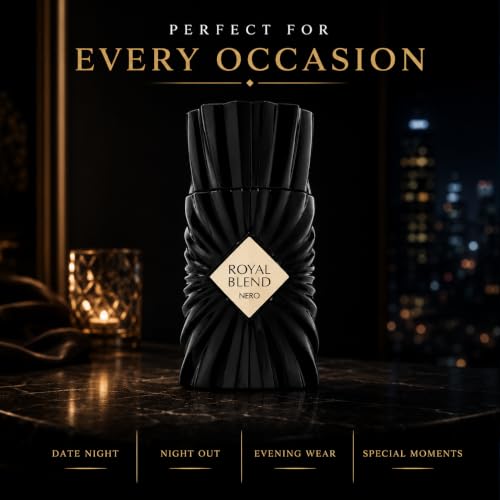 Image of French Avenue Royal Blend Nero Extrait De Parfum 100ml | Premium Unisex Perfume | Oriental Spicy Fragrance | Long Lasting Luxury