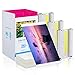 Produktbild Kompatible Canon Selphy CP1300 Fotopapier und Kartusche für Selphy Fotodrucker CP1200 CP1000 CP910 CP900 CP780, 4 x 6 Fotopapier-Set KP-108IN 108 Blatt Foto Papier (100 x 148 mm) mit 3 Farbkartusche