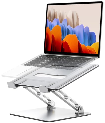 Babacom Supporto PC Portatile Ergonomico da Scrivania, Laptop Stand con Supporto a Doppia Asta e...