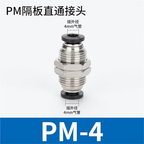 Conector rápido neumático PM4 hermético sin fugas para paneles de aire 3