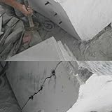 Yuanpgky Cuñas de metal de 30 mm para piedra de hormigón para mármol de granito y piedra dura con construcción de acero de alta dureza y proceso de tratamiento térmico