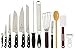Mercer Culinary Renaissance Forged Cutlery Food Lab Kit, Black