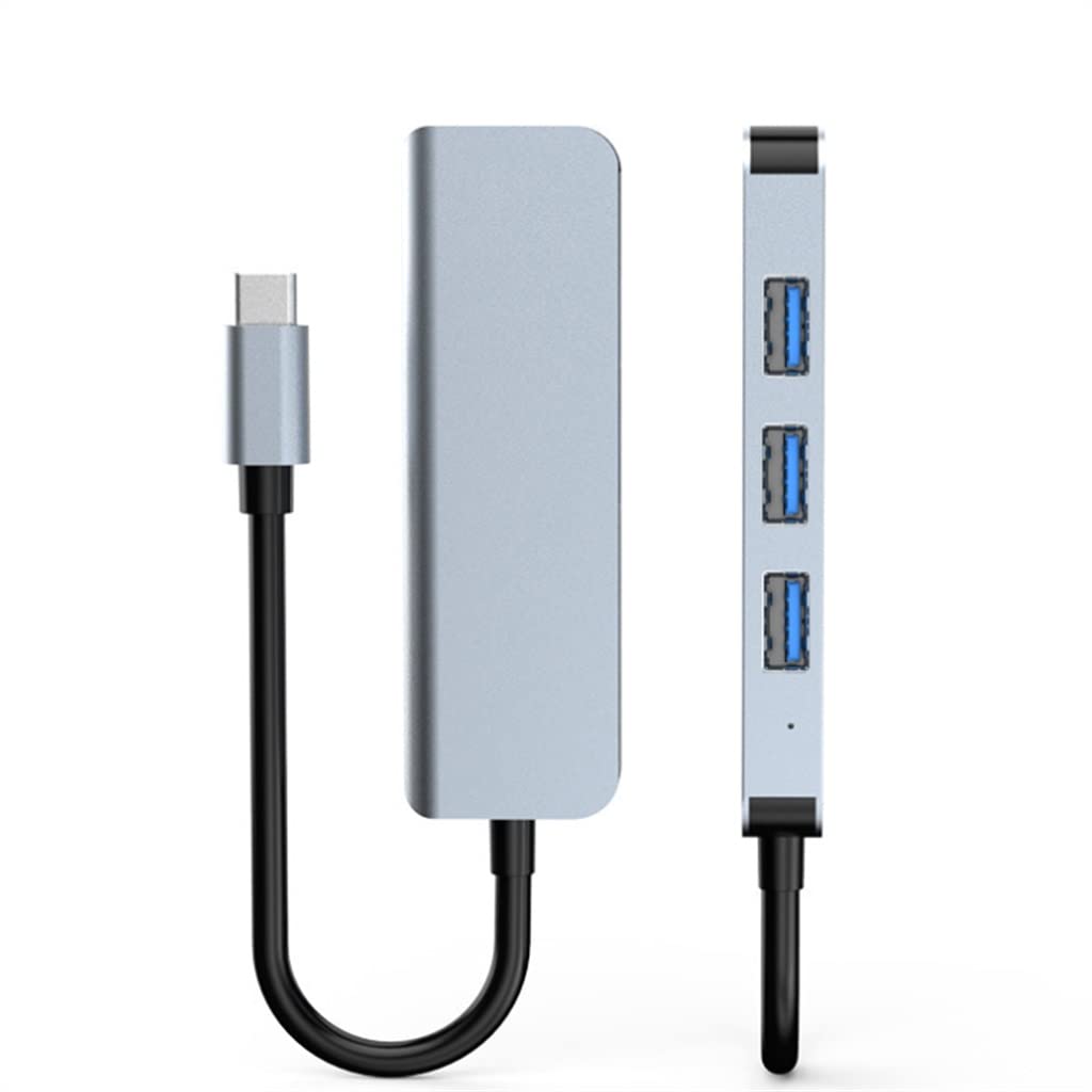 Estación de acoplamiento Type-C USB 3.0 adaptador multipuerto para laptop y celular 6