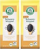Lebensbaum Schwarz-Kümmel ganz, Bio-Gewürz mit würzigem Aroma & leicht pfeffrigem Geschmack, Nigella für Gemüse-Curry, Fladenbrot & Fisch, vegan, 50g (Packung mit 2)