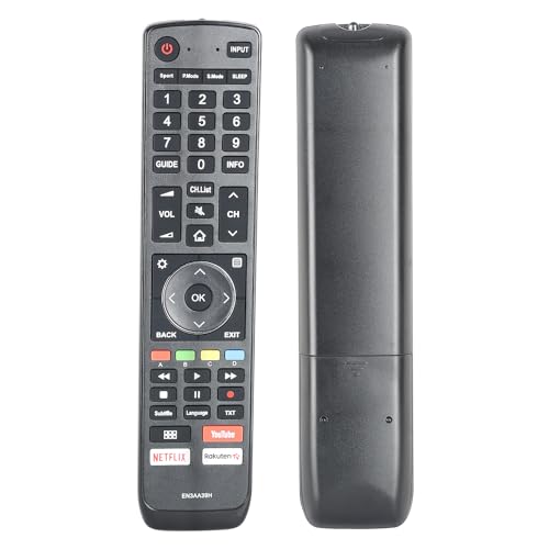 EN3AA39H EN3AA39S Mando a Distancia Compatible con Hisense TV H50A6550 H43A6550 H55A6550 Sustitución Controlador con Youtube Netflix Botones