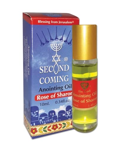 Ein Gedi - Israel Original Second Coming Anointing Oil - 0.34 Fl.Oz (10ml) (Rose of Sharon)