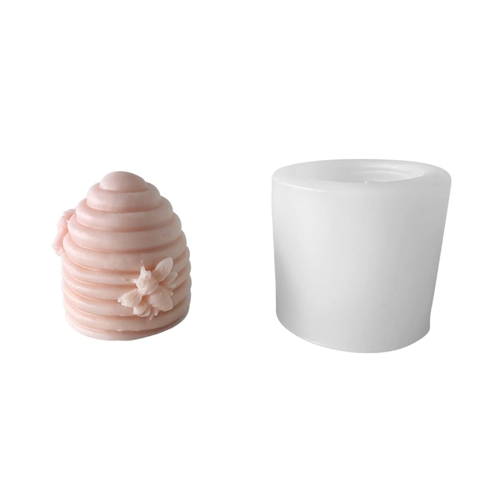 Jazuaiao Silicone Mold Casting Epoxy Molds 3D Making Cylinder Mold Silicone 3D Handicrafts Resin Molds