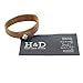 Hide & Drink Soft Leather Bracelet with rustic clasp (7-inch wristband) Handmade Bourbon Brown