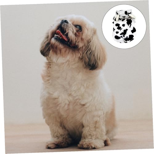 Disfraz para perro tamaño L con diseño de vaca miniatura 4