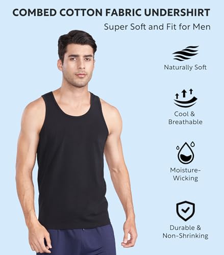 Men's Undershirts Cotton T-Shirt Pack