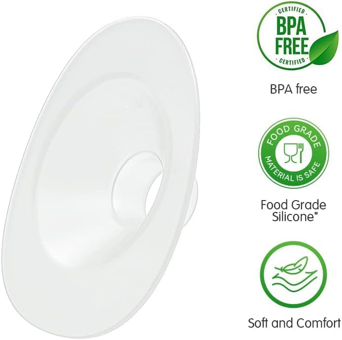 HORIGEN Flange Insert Features: BPA Free, Food Grade Silicone, Soft and Comfort
