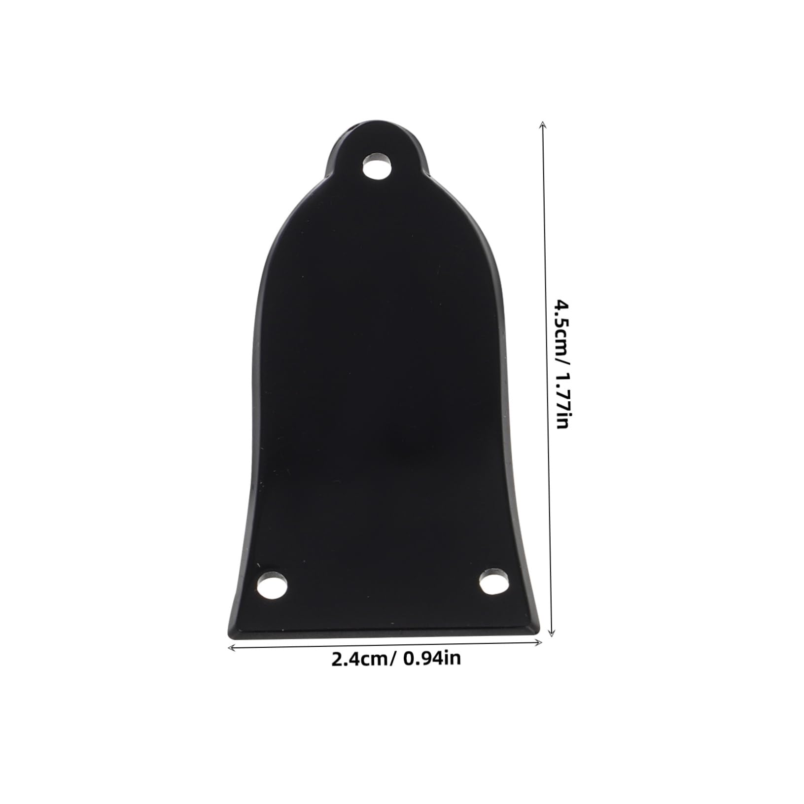 SUPVOX 4pcs Electric Guitar Truss Rod Covers Stylish Bell-shaped Replacement Plates for Guitar Repair Protection Easy Installation Compatible with Various Electric Guitars