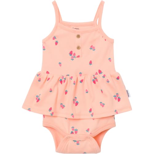 Image of Gerber Baby Girls Multi-Pack Sleeveless Onesies Bodysuit