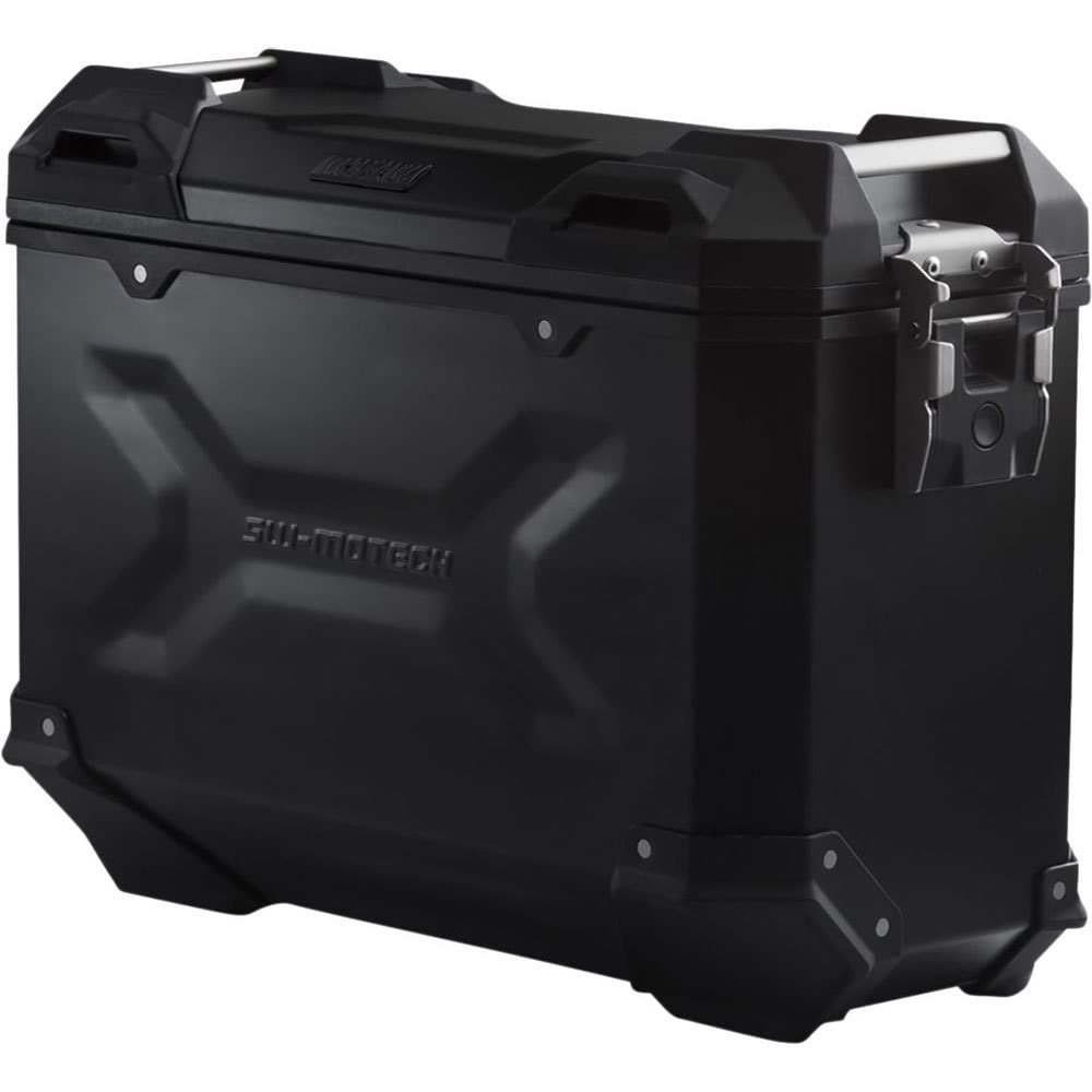 SW-Motech TRAX ADV Right Side Motorcycle Case Aluminum 37 Litre Black Luggage