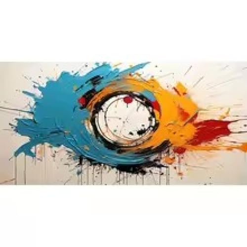 Motif imprimé coloré abstrait TONGYINLI grande toile murale salon