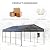 Verano Garden 12 x 20 FT Metal Carport, Heavy Duty Carport Canopy with Galvanized Steel Frame & Roof, Outdoor Portable Car Port for All-Weather, Garage Car Shelter for Cars, Boats and Truck