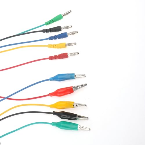 DIANN 20pcs Back Probe Test Kits 5pcs 4MM Banana Plug to Alligator Clip Test Leads and 15pcs Back Probe Pins 5 Colors for Vehicle Automotive Car Circuit Electrical Diagnostic Testing - Thumbnail 4