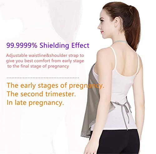 Maternity Tops 5G Anti-Radiation Clothes Anti Rf Emf Electromagnetic Radiation Pregnant Apron Belly Band Nano Silver Fiber Camis Tank Dresses #TOP5