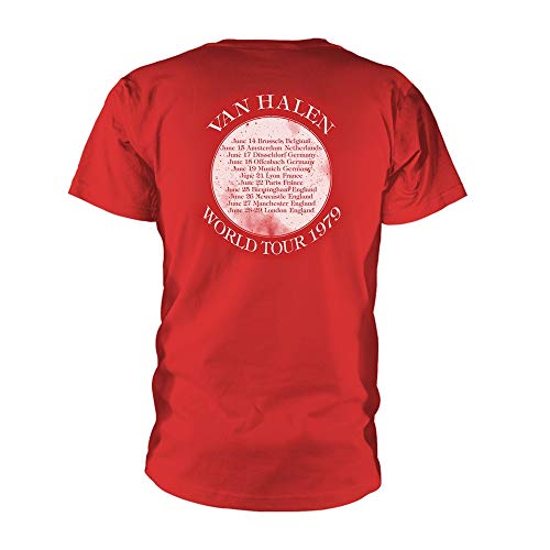 Van Halen 1979 Tour Officiel T-Shirt Hommes Unisexe - Les Beatles, Paul McCartney, John Lennon, RIngo Starr, George Harrison Van Halen 1979 Tour Officiel T-Shirt Hommes Unisexe – Image 3
