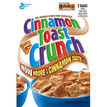 Cinnamon Toast Crunch Cereal, 49.5 oz. AS