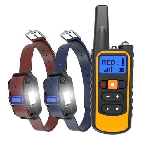 Meloive Collar Luminoso y Recargable para Perros y Gatos Pequeños, Medianos y Grandes - Collar con Luz LED Impermeable y con 2 Modos de Luz