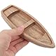 MAGICLULU 2stücke Kleine Holzboot Modell Miniatur Kanu Deko Für Nautische Geburtstagsfeiern Und DIY Bastelprojekte Unvollendetes Holz Für Kreative Heimdekoration
