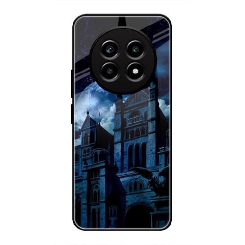 Image of SmashItUp House | Dark | Moon | Bat Designer Printed TPU Metal Case Mobile Back Cover for Realme 13 Pro / 13 Pro+ Plus (5G)