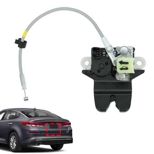 SC278 - Emergency Trunk Latch Release Lever - 2016-2017 Kia Rio, 2016-2018 Optima, 2017-2018 Optima Hybrid & 2017-2018 Optima Plug-in Hybrid 2 Blycorul Rear Trunk Latch Actuator, Compatible with 2016-2020 Kia Optima, Rear Tailgate Hatch Lock Actuator, Replaces 81230-D4000, 81230D4000