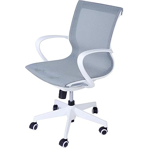KARMAS PRODUCT Adjustable Mesh Office Computer Chair with Ergonomic Mid Back Design Swivel Desk Task Chair with Armrest for Working Meeting (Blue) Cover