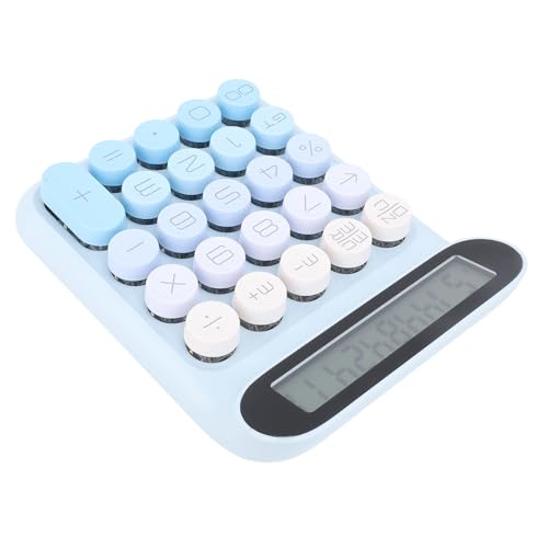 Calculadora de teclas de interruptor mecánico con tapas extraíbles y base antideslizante 3