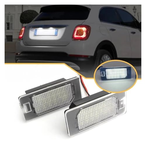 Luz placa matrícula LED Fiat 500X para ITV sin fallos 2