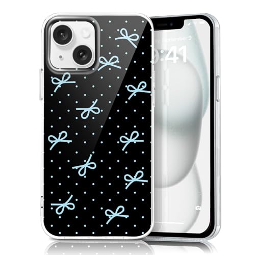 Coque iPhone 13 fine anti-rayures motif à pois mignons pour protéger votre écran arrière