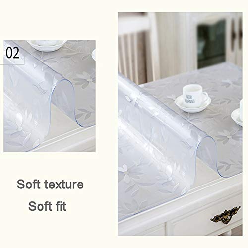 Nappe transparente pour table de salle à manger facile à nettoyer - 6
