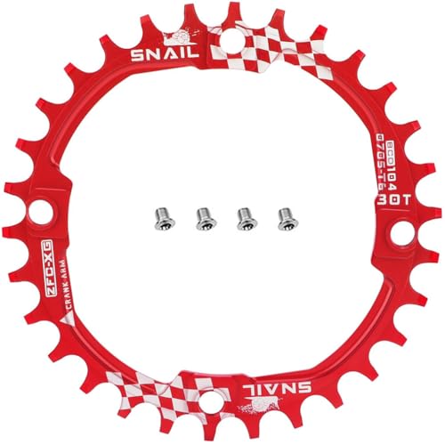 CYSKY Bike Chainring 104 BCD 30T to 52T Narrow Wide Single Speed Chainring with...
