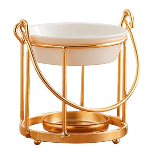 Cabilock Home Porcelain Decor Tea Light Candle Holder Candle Holder Ceramic Candle Burner Aroma Candle Warmer Furnace Tealight Candle Holder Ceramic Tealight Candle Holder