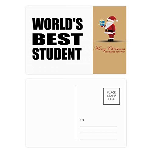 Cartes postales Citation Père Noël Student Teacher correspondance scolaire lot de 20