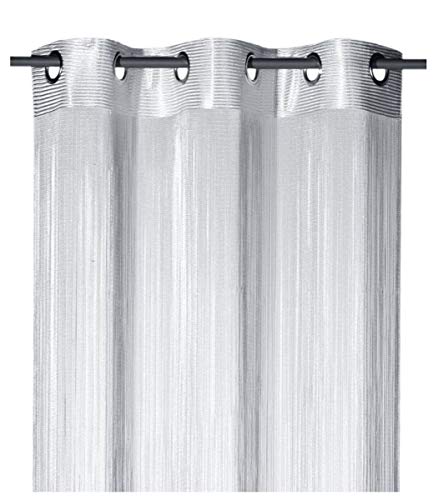 Tenda a fili, qualità pesante con occhielli, alta