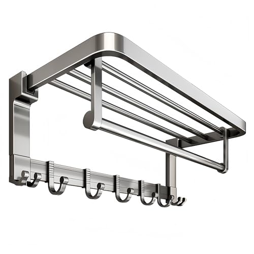 SEIDO Towel Racks for Bathroom Wall Mounted, 20 inch Foldable