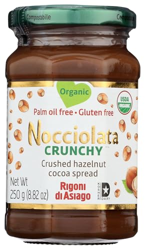 Nocciolata, Hazelnut Spread Crunchy Organic, 8.82 Ounce