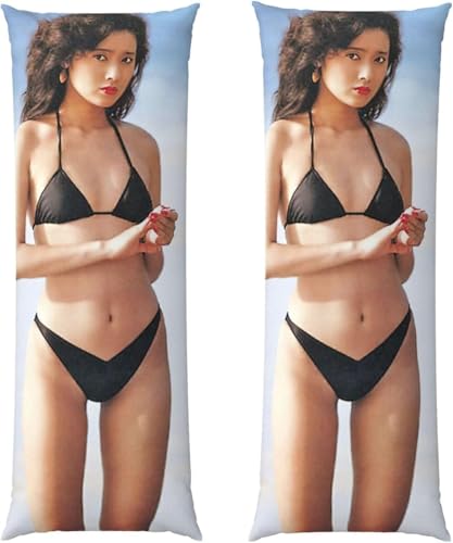 抱き枕カバー 枕カバー 浅野ゆう子 等身大抱き枕 女性スター 等身大クッションカバー 両面印刷 かわいい ファッション 写真集 大人の抱き枕 漫画 純綿製 家庭用 車用 四季適用 長い枕 寝具 51 cm x 137 cm