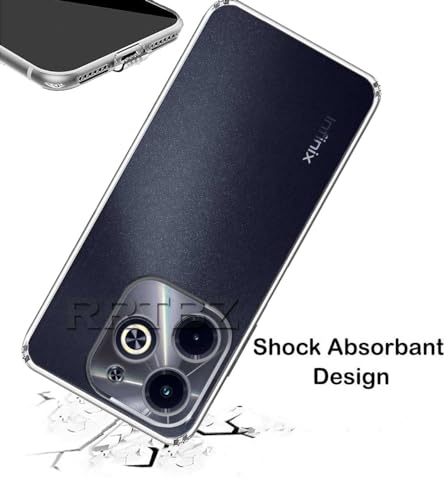 Image of Soft Silicone TPU Back Cover Compatible with Infinix Hot 40i / Smart 8 HD /Tecno Spark GO (2024)