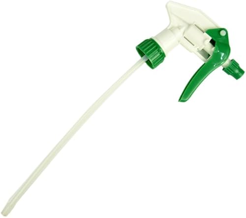 Miniatura 3 de CARCAREZ Repuesto de pulverizador de gatillo resistente para botellas rociadoras de 32 onzas, verde, paquete de 12