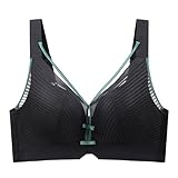 ALDOLA BH große brüste starker Halt Schwarz Damen ohne bügel Push Up mit Spitze büstenhebe Damen T Shirt BHS High Elastizität Und Ultrakomfortabler(Größe:110D