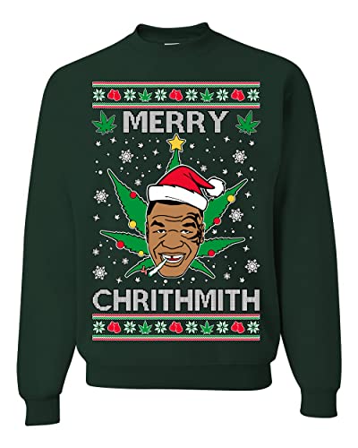 Wild Bobby Merry Chrithmith Ugly Christmas Sweater Unisex Crewneck Graphic Sweatshirt